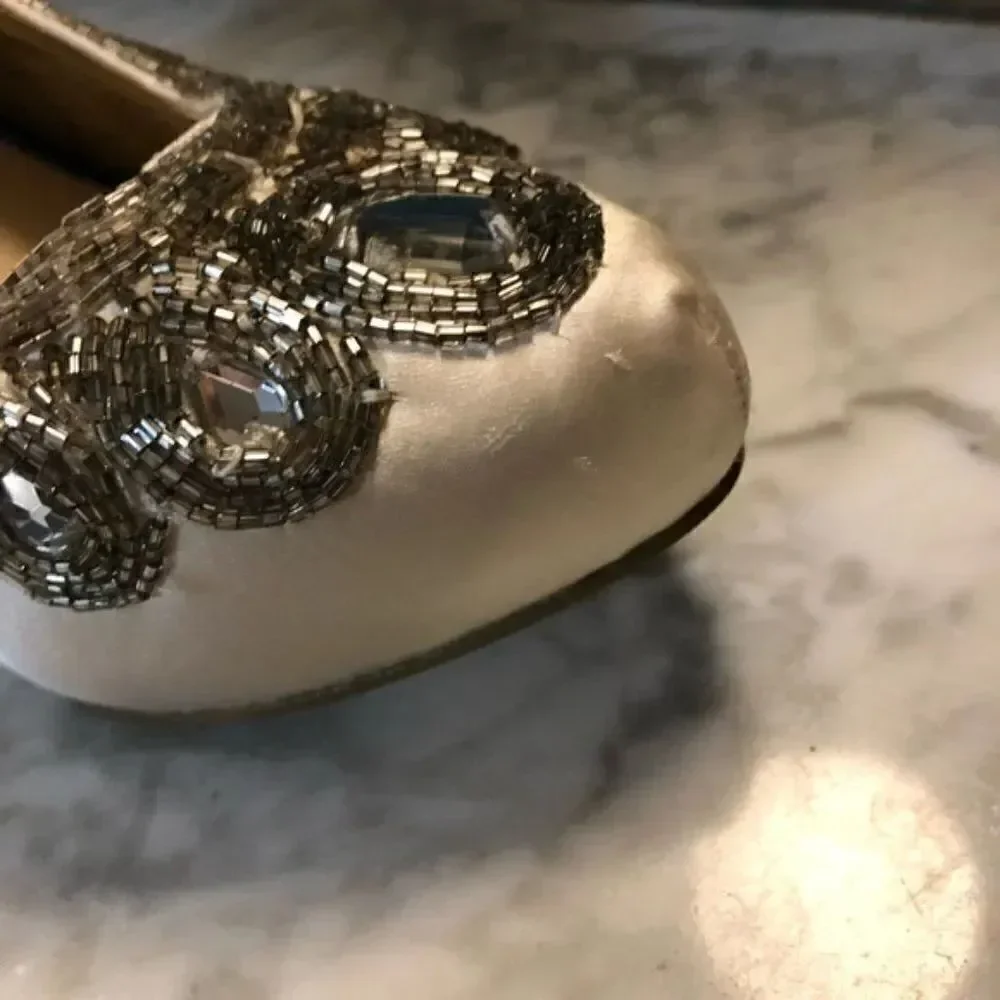 DSW x Disney Beaded Satin Cinderella Pumps Size 8.5